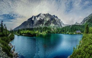Фотообои Панорама озера